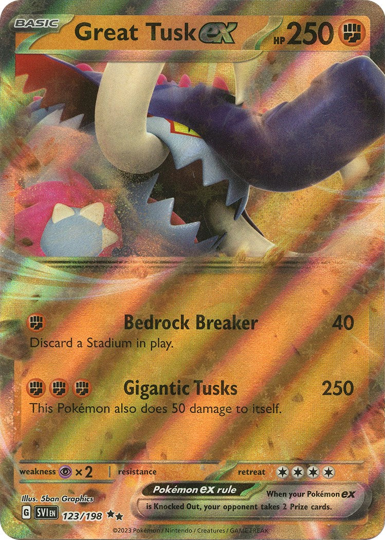 Great Tusk ex - 123/198 [SVI - 123/198]